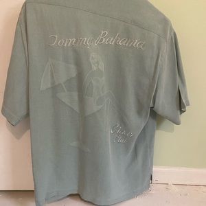 Tommy Bahama Cigar Club Short Sleeve Button Down.
